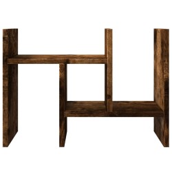 Organisateur de bureau chêne fumé 34,5x15,5x35,5 cm 