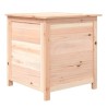 Boîte à coussins d'extérieur 50x50x56 cm Bois de sapin massif 