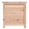 Boîte à coussins d'extérieur 50x50x56 cm Bois de sapin massif 
