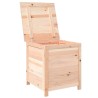 Boîte à coussins d'extérieur 50x50x56 cm Bois de sapin massif 