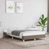 Cadre de lit sans matelas taupe 120x190 cm tissu 