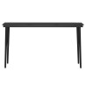 Ensemble à manger de jardin et coussins 5pcs Gris/noir 