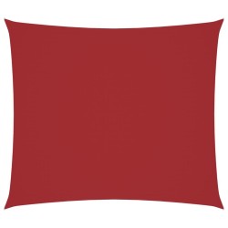 Voile de parasol tissu oxford rectangulaire 2,5x3 m rouge 