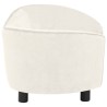 Canapé pour chien Crème 69x49x40 cm Peluche 