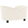 Canapé pour chien Crème 69x49x40 cm Peluche 