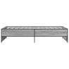 Cadre de lit sans matelas sonoma gris 90x200 cm 