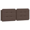 Lit avec matelas marron 120x200 cm similicuir 
