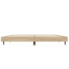 Cadre de lit sans matelas chêne sonoma 135x190 cm 