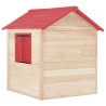 Maison de jeu pour enfants Bois de sapin Rouge 