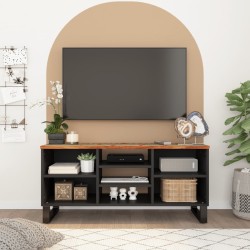 Meuble TV 100x33x46 cm bois de récupération et d'ingénierie 