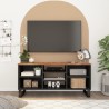 Meuble TV 100x33x46 cm bois de récupération et d'ingénierie 