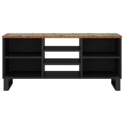 Meuble TV 100x33x46 cm bois de récupération et d'ingénierie 