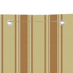 Écran de balcon Jaune et orange 140x240 cm Tissu Oxford 