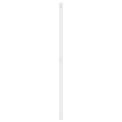 Tête de lit métal blanc 75 cm 