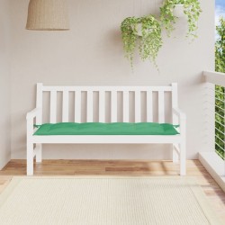 Coussin de banc de jardin vert 150x50x7 cm tissu oxford 