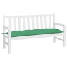 Coussin de banc de jardin vert 150x50x7 cm tissu oxford 