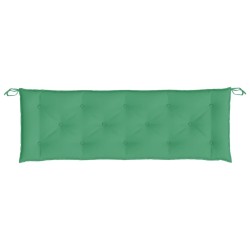 Coussin de banc de jardin vert 150x50x7 cm tissu oxford 