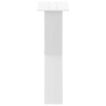 Pieds de table basse en forme de X, 2 pièces, blanc, 28 x (42-43) cm, acier 