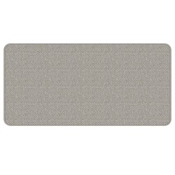 Tapis de couloir aspect sisal taupe 50x100 cm 