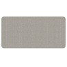 Tapis de couloir aspect sisal taupe 50x100 cm 
