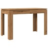 Table à manger chêne artisanal 120x60x76 cm bois d'ingénierie 