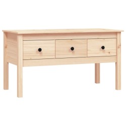 Table basse 102x49x55 cm Bois massif de pin 