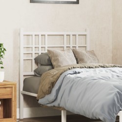 Tête de lit métal blanc 75 cm 