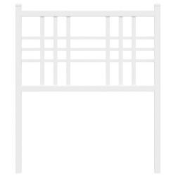 Tête de lit métal blanc 75 cm 