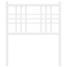 Tête de lit métal blanc 75 cm 