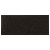 Tapis d'escalier auto-adhésifs 30 pcs marron foncé 60x25 cm 