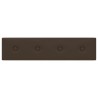 Panneaux muraux 12 pcs Marron 60x15 cm Similicuir 1,08 m² 