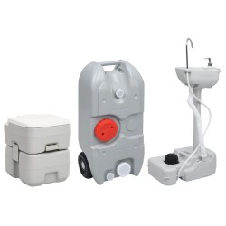 Ensemble de toilette support de lavage des mains réservoir eau 