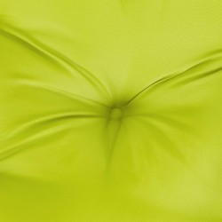 Coussin de banc de jardin vert brillant 150x50x7cm tissu oxford 