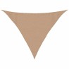 Voile d'ombrage 160 g/m² Taupe 4x4x5,8 m PEHD 