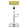 Tabourets de bar lot de 2 vert tissu 