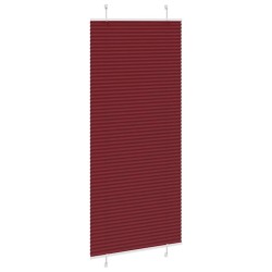 Store plissé rouge bordeaux 90x200 cm largeur du tissu 89,4 cm 