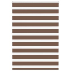 Store zèbre marron 105x100cm largeur du tissu 100,9cm polyester 