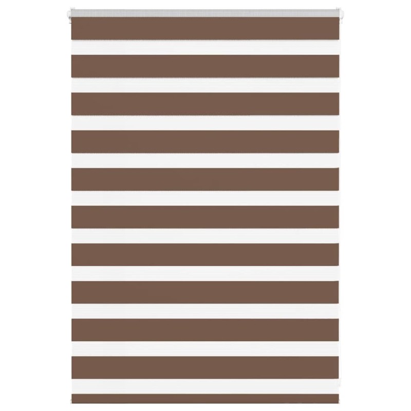 Store zèbre marron 105x100cm largeur du tissu 100,9cm polyester 