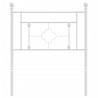 Tête de lit métal blanc 75 cm 