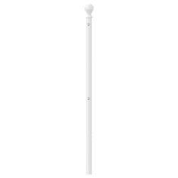 Tête de lit métal blanc 75 cm 