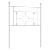 Tête de lit métal blanc 75 cm 