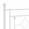 Tête de lit métal blanc 75 cm 