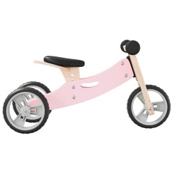 Vélo d'équilibre pour enfants 2-in-1 rose 