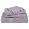 Serviettes de visage 2 pcs gris 30x30 cm 360 g/m² 100% coton 