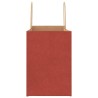 Sacs en papier 250 pcs avec poignées rouge 32x17x25 cm 