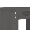 Ensemble de bar de jardin 5 pcs gris bois de pin massif 