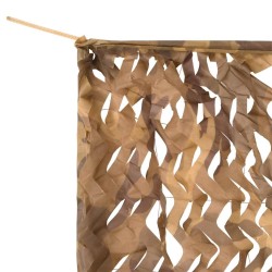 Filet de camouflage avec sac de rangement 525x205 cm sable 