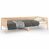 Lit de jour sans matelas bois de pin massif 80x200 cm 