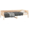 Lit de jour sans matelas bois de pin massif 80x200 cm 