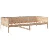Lit de jour sans matelas bois de pin massif 80x200 cm 